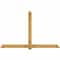 Ekena Millwork Eugene Rough Sawn Timber Gable Bracket, Western Red Cedar, 108"W x 68"H x 4"D x 6"F, 15/12 Pitch GBW108X68X0406EUG00RWR - alternate 1